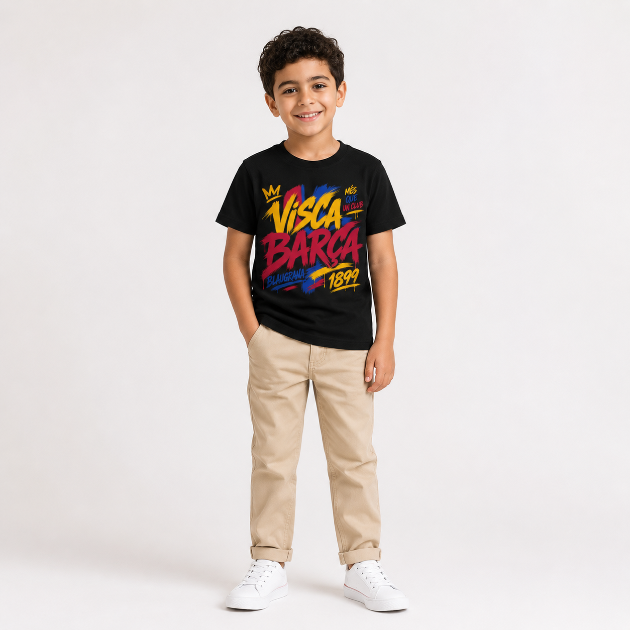 Visca Barca Kids T-Shirt