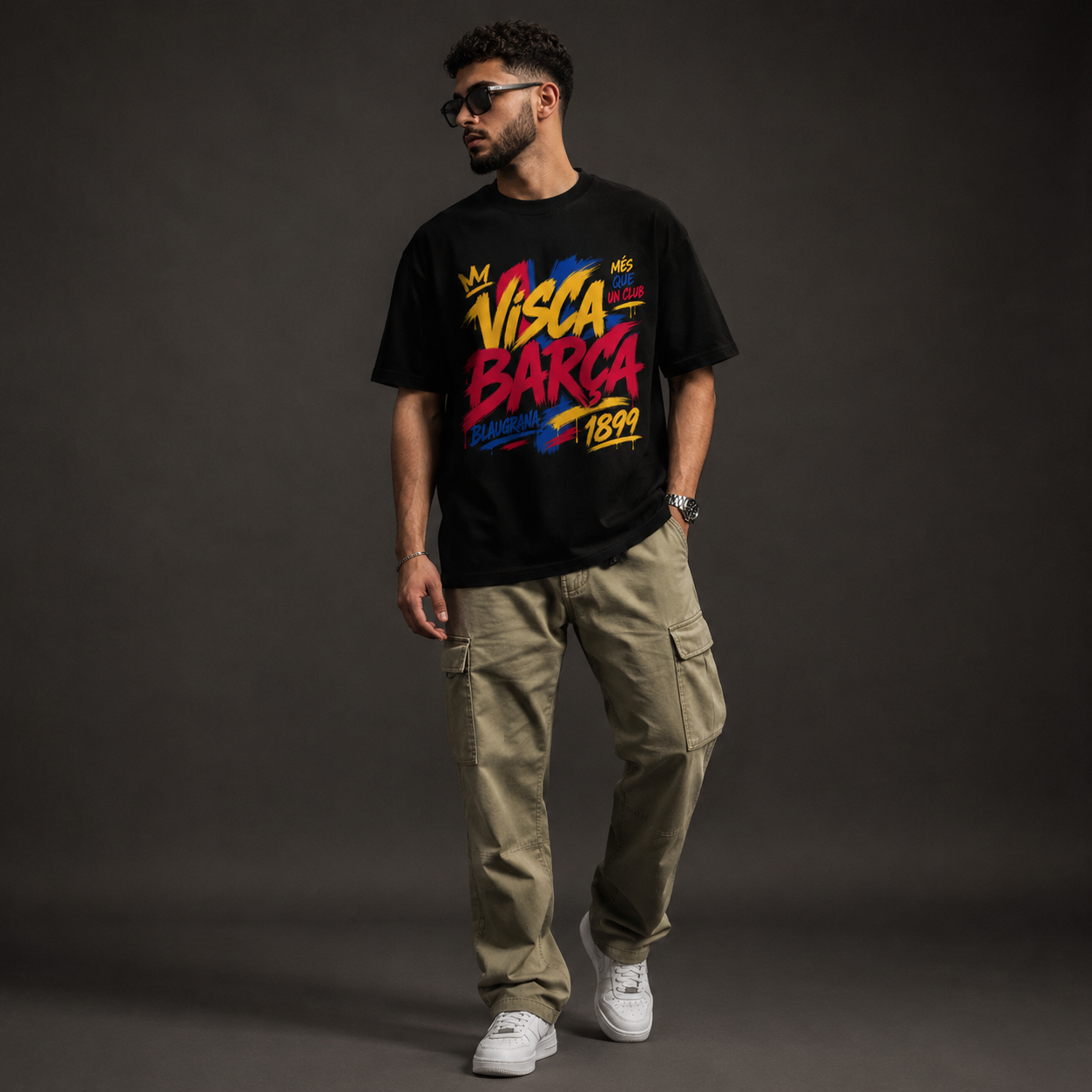 Visca Barca Oversized T-Shirt