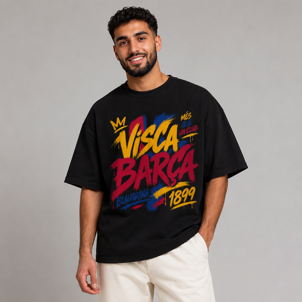 Visca Barca Oversized T-Shirt