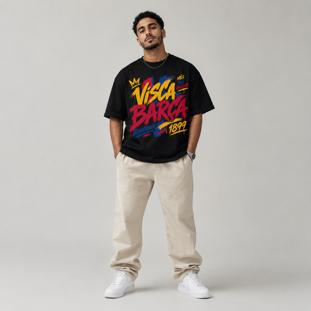 Visca Barca Oversized T-Shirt