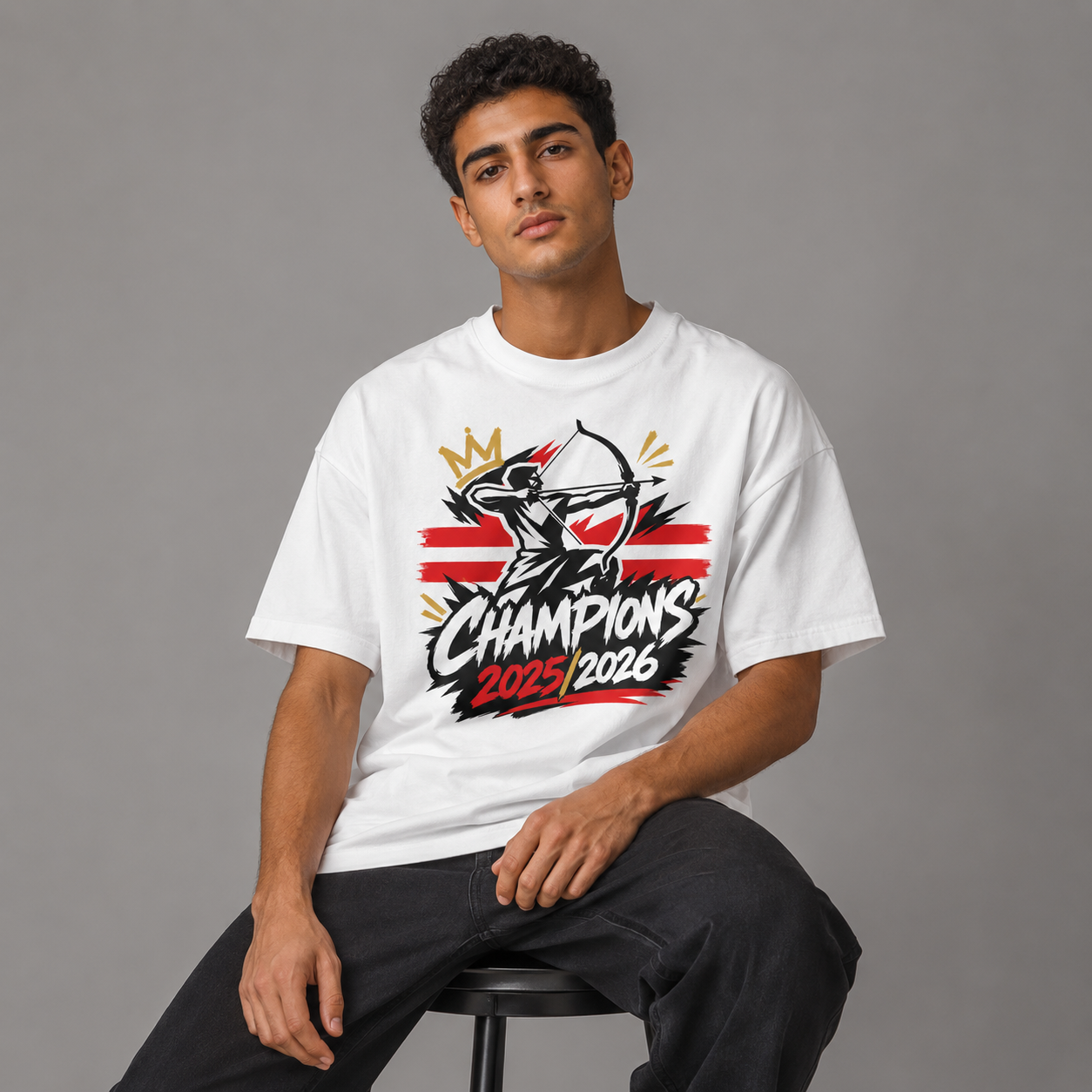 Zamalek 25-26 Champions Oversized T-Shirt