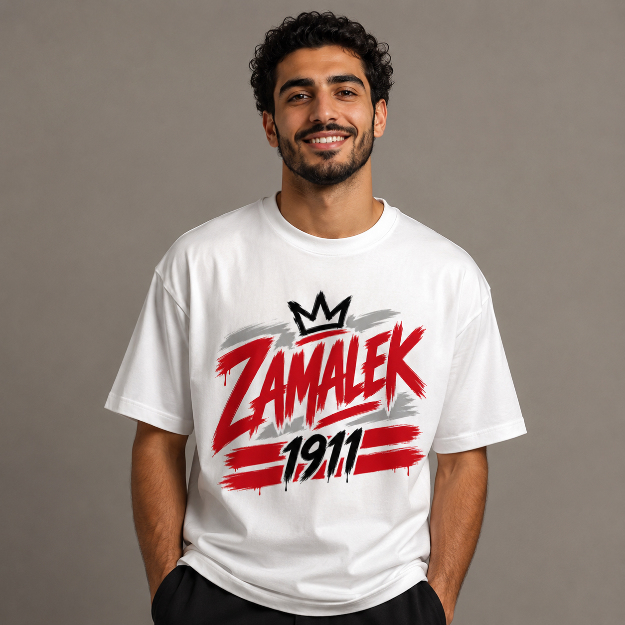 Zamalek Graffiti Oversized T-Shirt