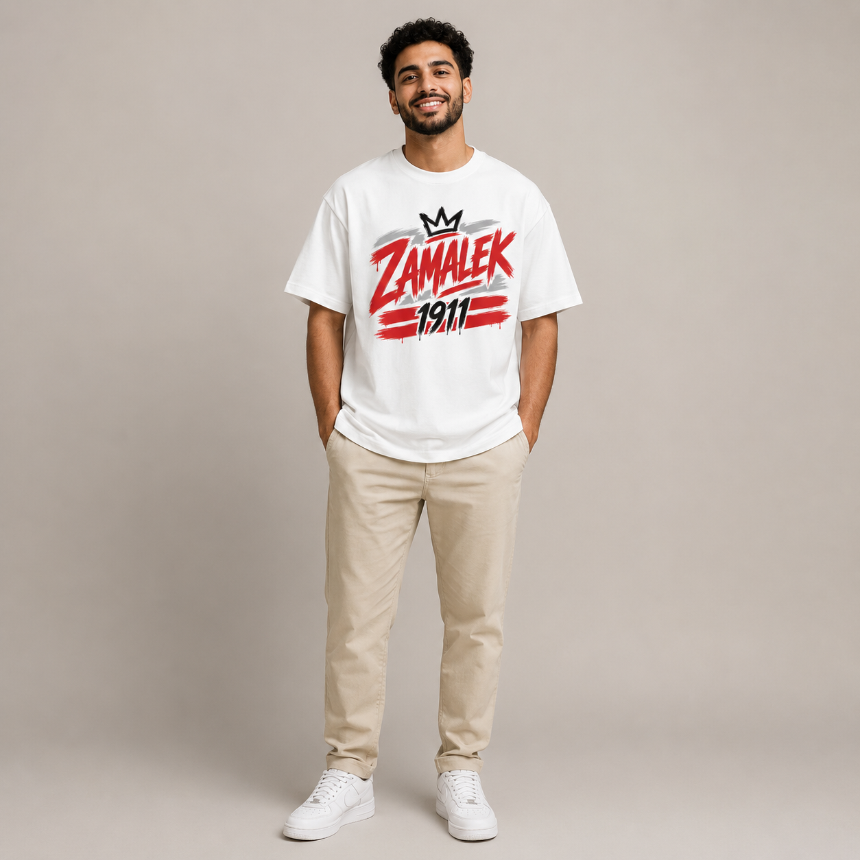 Zamalek Graffiti Oversized T-Shirt
