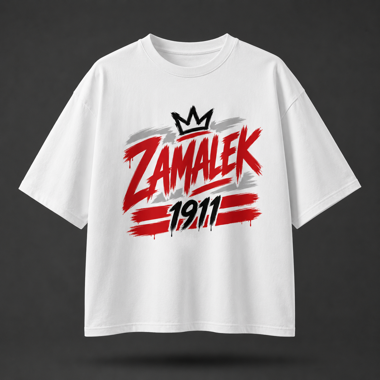Zamalek Graffiti Oversized T-Shirt