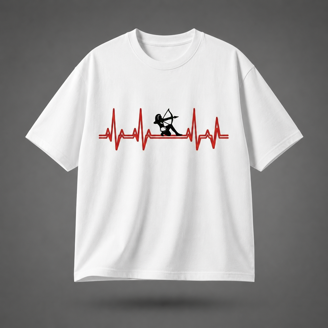 Zamalek Heartbeat Oversized T-Shirt