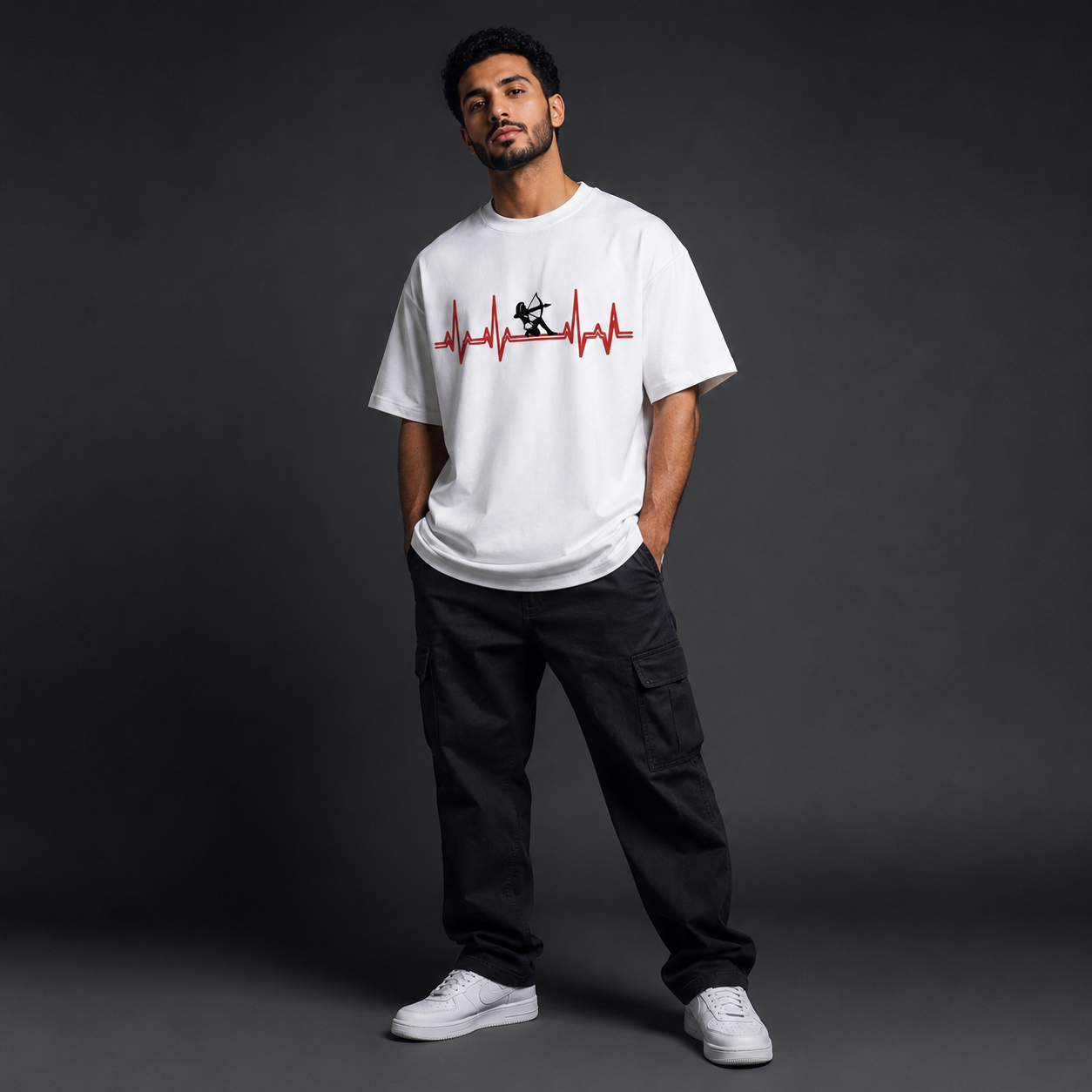 Zamalek Heartbeat Oversized T-Shirt