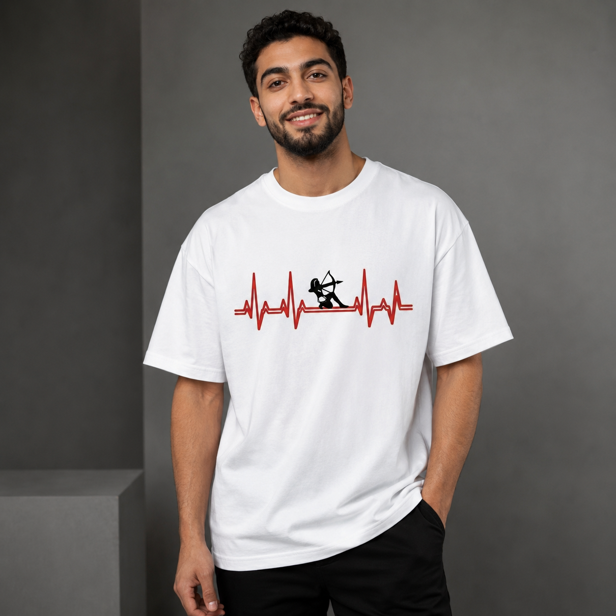 Zamalek Heartbeat Oversized T-Shirt