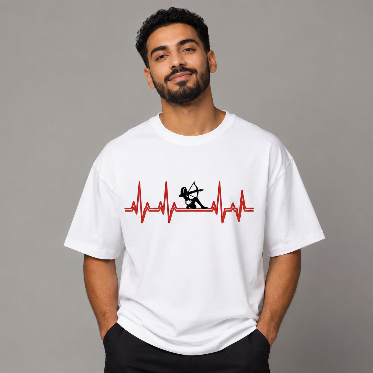 Zamalek Heartbeat Oversized T-Shirt