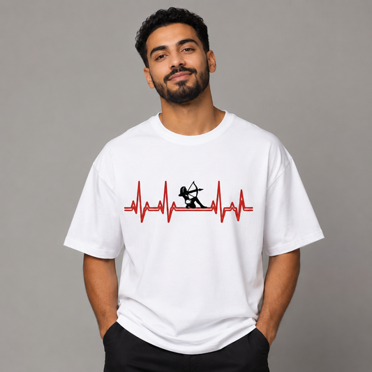 Zamalek Heartbeat Oversized T-Shirt