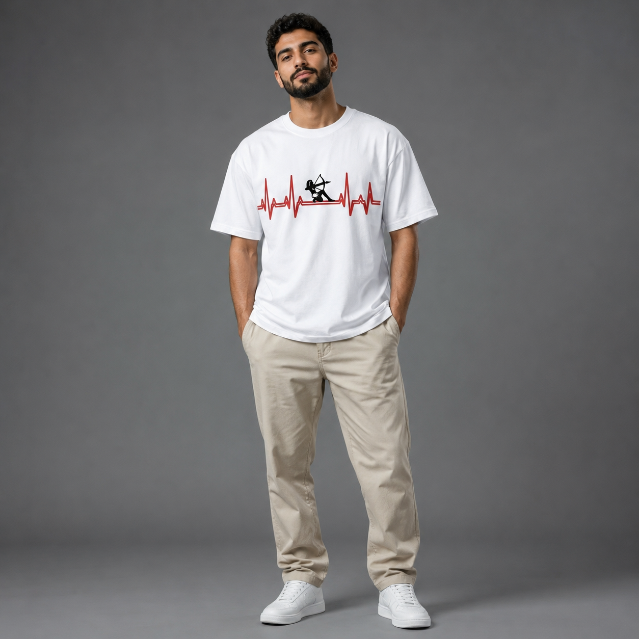 Zamalek Heartbeat Oversized T-Shirt
