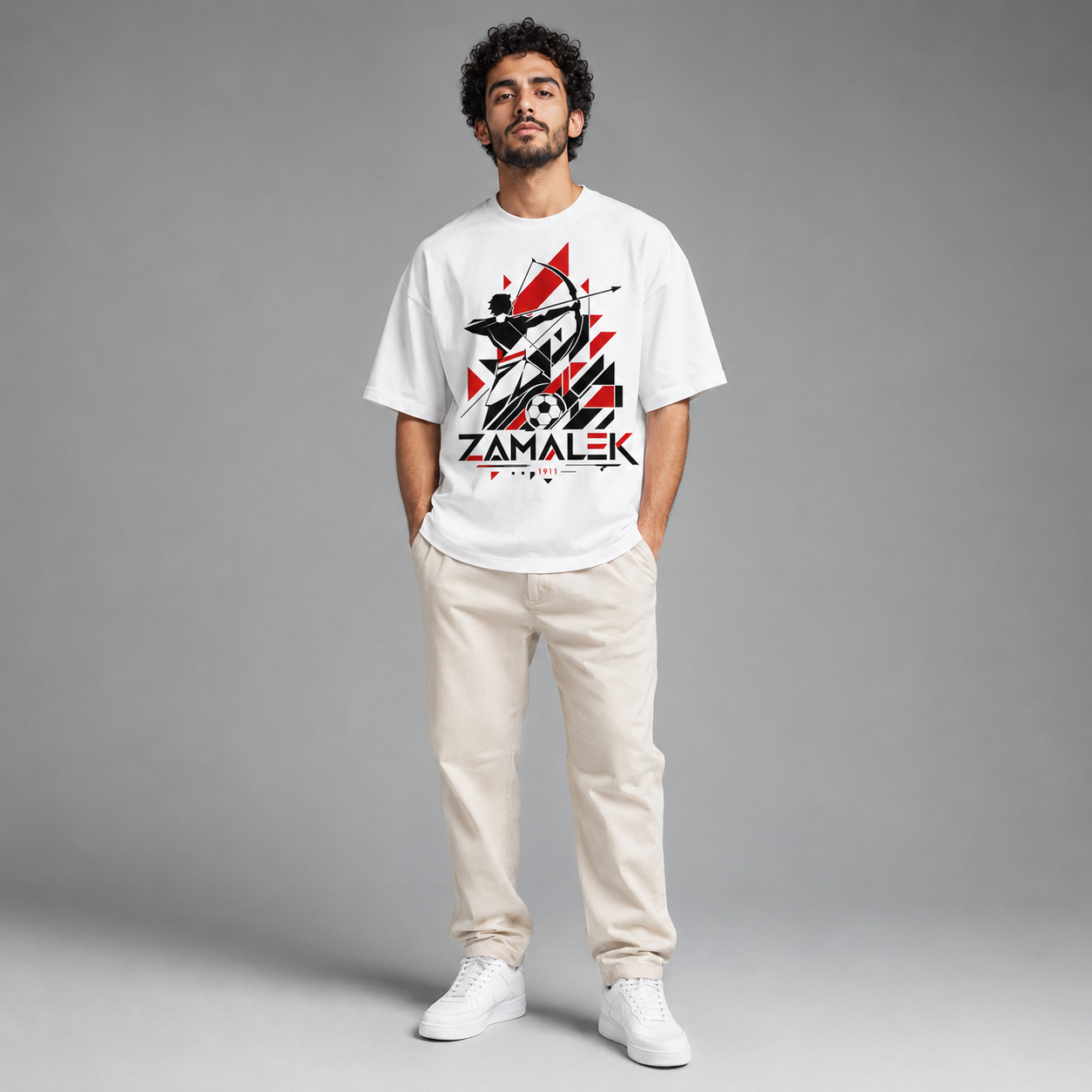 Zamalek Royal Arrow Oversized T-Shirt