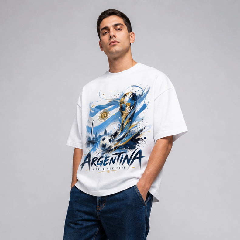Argentina in World Cup 2026 Oversize T-Shirt