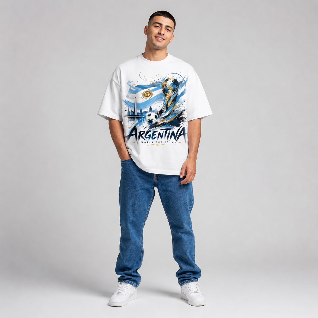 Argentina in World Cup 2026 Oversize T-Shirt