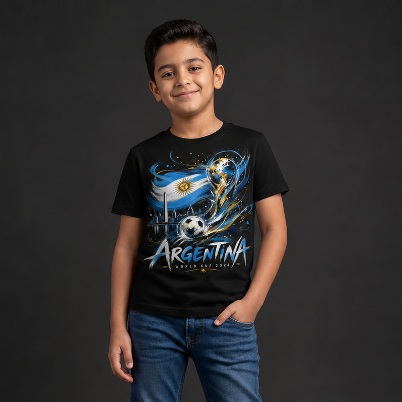 Argentina World Cup 2026 Kids T-Shirt